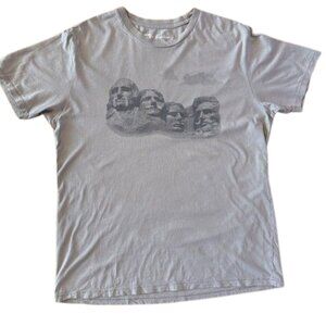 MUST SEE!! Vintage Funny Tee shirt Mount Stachemore Mens Large Gap Threadless